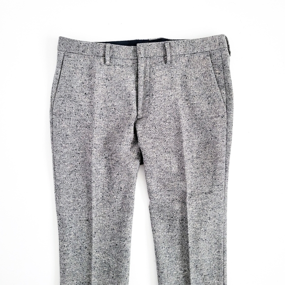 NEW Cashmere Wool Jetsetter Tweed Bonobos Robert Noble Slim Pants Mens 35 - Picture 5 of 14